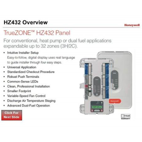 Panel De Control Mca. Honeywell Mod. Hz432 3